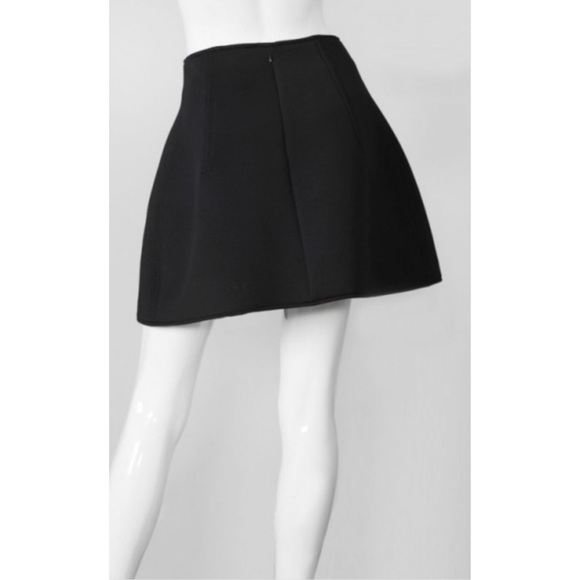 Black Jeweled Mini A Line Skirt - Picture 4 of 4